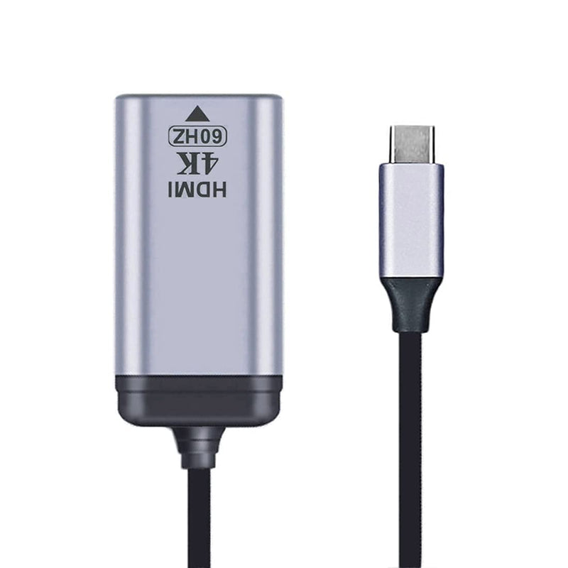 ChenYang CY HDTV Adapter 4K 60hz 1080P USB-C Type C Male to HDMI Female Cable for Tablet & Phone & Laptop HDMI Grey