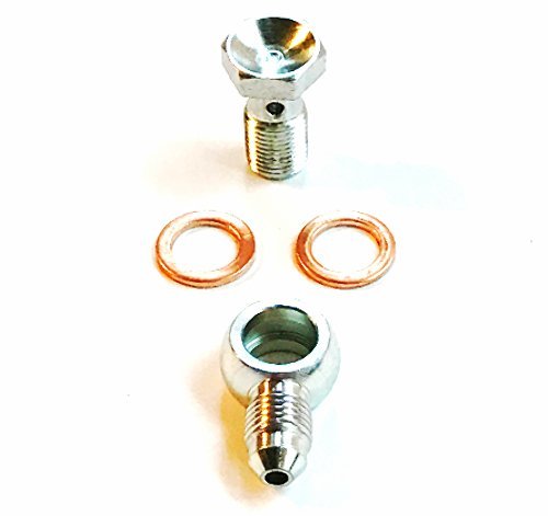 Tier1 Motorsports 1 Steel Banjo Bolt Fittings M10 x 1.0 (Metric 10mm) to 3AN -3 AN3