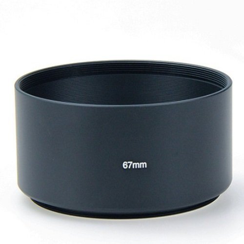 Hooshion 67mm Professional Telephoto Metal Lens Hood 67mm Screw in for Nikon/Canon/Sony/Pentax/Samsung/Leica/Contax Zeiss/Voigtlander/Panasonic Lumix/Fujifilm/Olympus/Sigma/RF Rangefinder Cameras