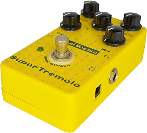 [AUSTRALIA] - Leosong Aural Dream Super Tremolo Guitar Effect Pedal includes 6 modulation waveforms with Rate and Depth control. 