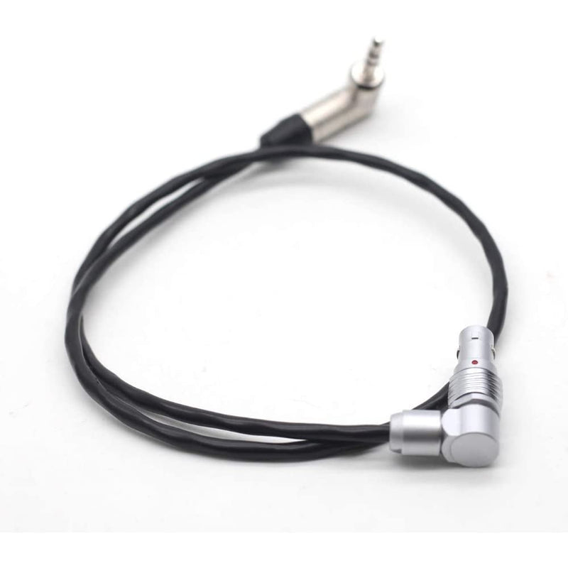 Ebonyphote 3.5mm Jack to Right Angle 0B 5-pin Male Rotatable Timecode Cable for Tentacle to ARRI Alexa Mini SD644 Camera