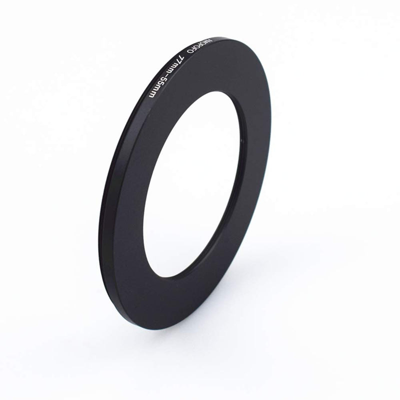 Universal 77-55mm /77mm to 55mm Step-Down Ring Filter Adapter for UV,ND,CPL,Metal Step-Down Ring Adapter
