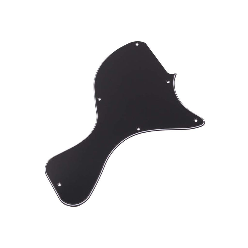 Alnicov Black Les Paul Junior Pickguard for Gibson Les Paul LP Gtuitar