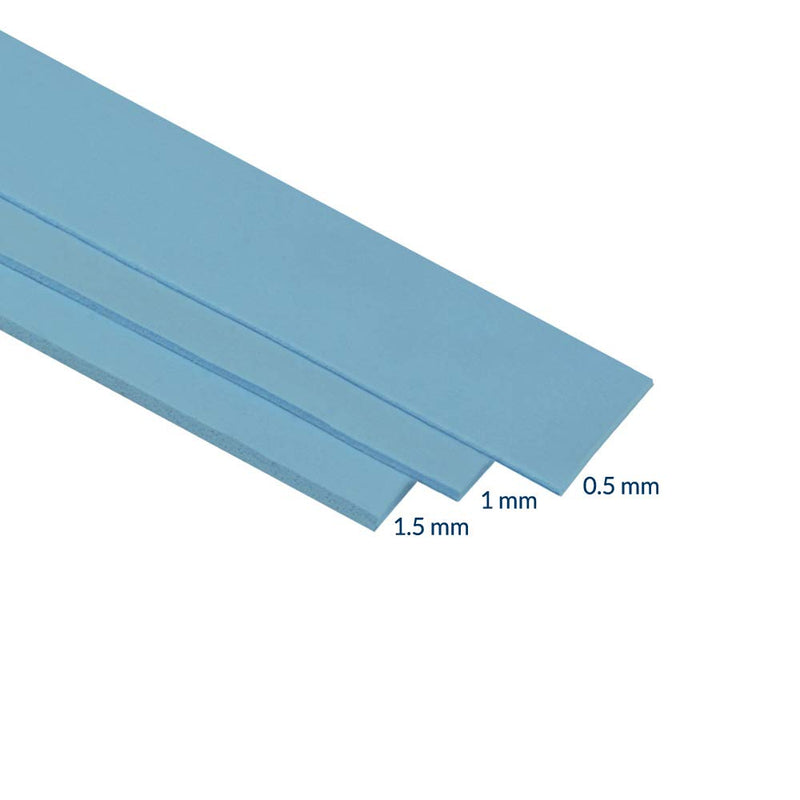 ARCTIC Thermal Pad 120 x 20 x 1.5 mm (Pack of 2) - Thermal Compound for All Coolers, Efficient Thermal Conductivity Gap Filler, Non-Stick, Safe Handling, Easy to Apply - Blue Advanced