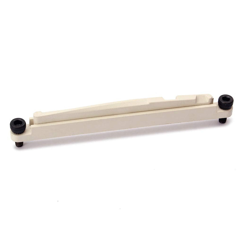[AUSTRALIA] - Alnicov Guitar Brigde Saddle Set,Adjustable Lifting Guitar Brigde Saddle Upper Lower Nut Set for 6 String Acoustic Guitar,White 