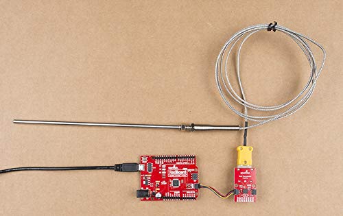 SparkFun Qwiic Thermocouple Amplifier - MCP9600 (PCC Connector)-K-Type 2 Temperature sensors 4 programmable Temperature alerts ADDR Jumper for Variable I2C addresses 4-pin JST Polarized Connector