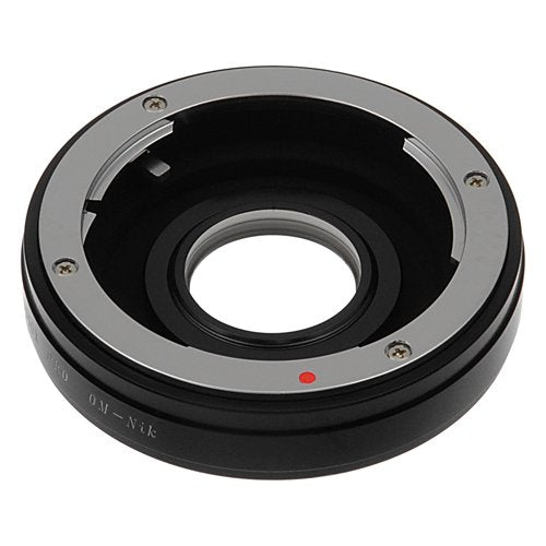 Fotodiox Pro Lens Mount Adapter, Selective 35mm Olympus Zuiko Lens to Nikon Camera Adapter (Please See Compatible Lens List), OM-Nikon Pro Olympus OM