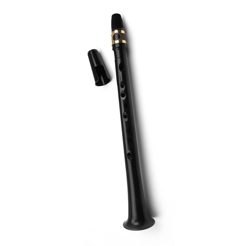 Btuty Pocket Sax Portable Mini Saxophone Key of C Little Plastic Saxophone with Carrying Bag Woodwind Instrument Black