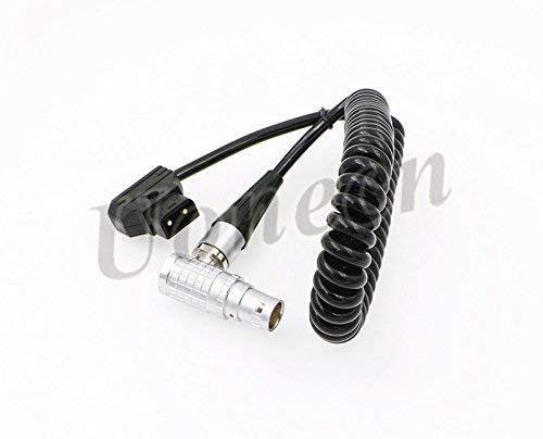 [AUSTRALIA] - Uonecn ARRI Alexa Mini Camera Power Cable Dtap to Right Angle 8 pin Female Spring Cable 