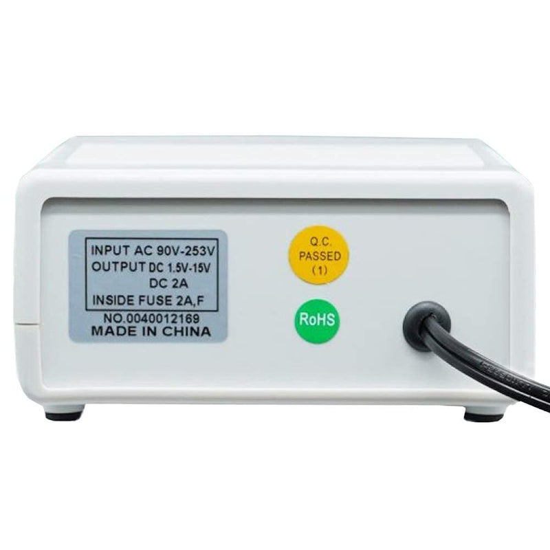 [AUSTRALIA] - JOOY-TASK DC Power Supply Variable &Small DC Power Supply (1.5~15V,2A) -Adjustable DC Regulated Bench Power Supply(Input Voltage 90V~253V AC) 
