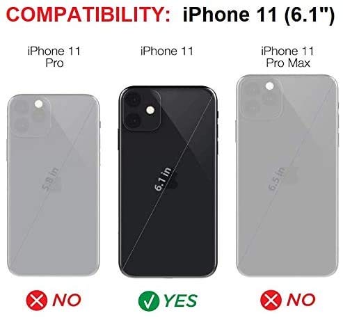 BELTRON Case with Belt Clip for iPhone 11 (2019), Slim Full Body Protection Heavy Duty Hybrid Case & Rotating Belt Clip Holster with Built in Kickstand for iPhone 11 6.1"