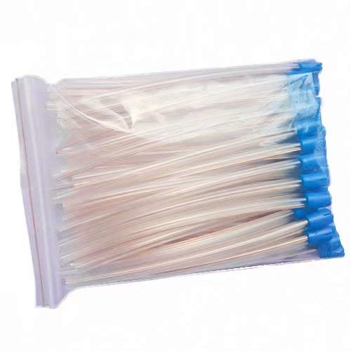 Global-Dental 100Pcs Disposable Saliva Ejector Suction Tips Aspirator Nozzles PVC
