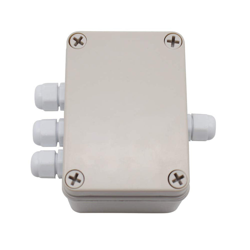 Eowpower 4.3"x 3.1" x 2.8" IP66 Waterproof Universal Electric Junction Project Box With 8 Position 15A Terminals