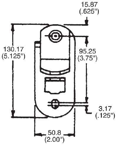 JQuad Trailer Door & Ramp Locking Hasp -3.75" Mounting- with Torx Barrel Nut Hardware