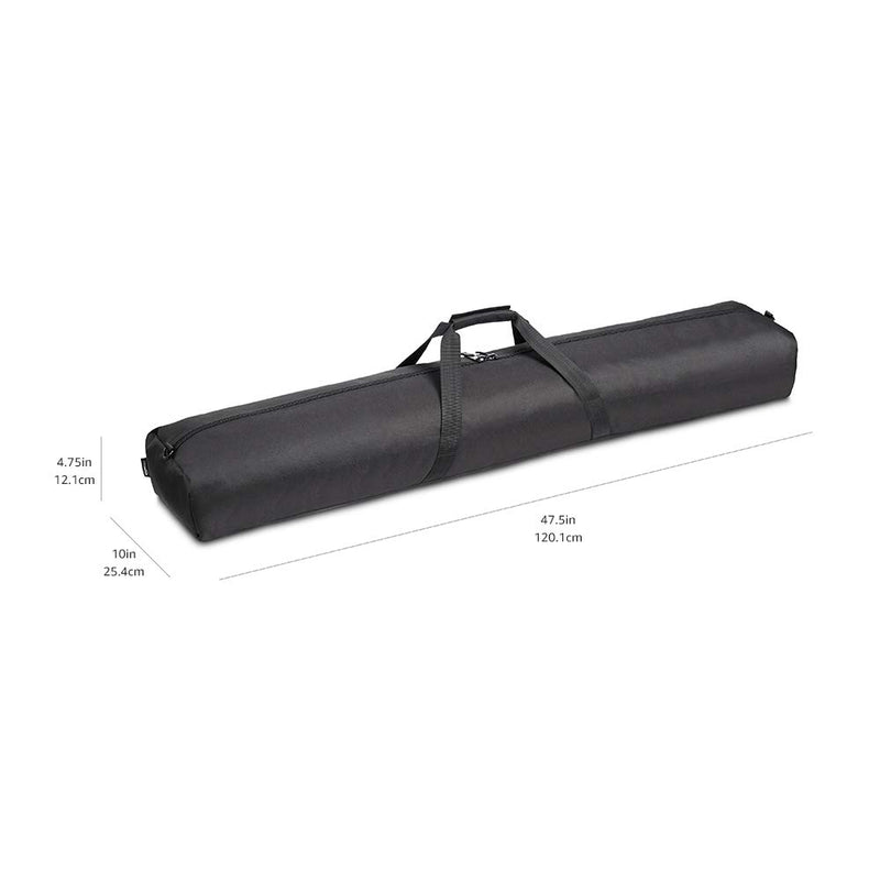 Amazon Basics Carrying Bag for Speaker Stands, Mic Stands, and Lighting Stands - Water and Tear Resistant, 50"