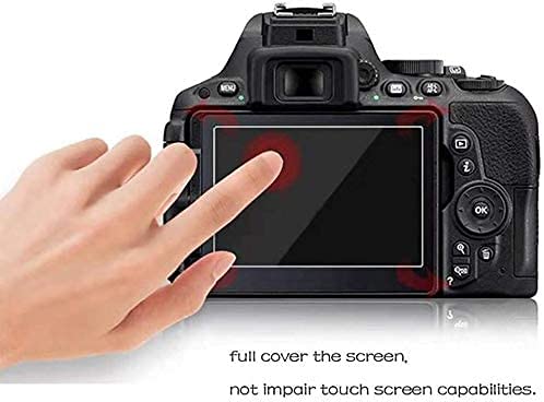 Zfc Screen Protector Compatible with Nikon Z fc ZFC DX-Format Mirrorless Camera, PCTC 3 Pack 0.3mm 9H Hardness Tempered Glass Screen Cover Flim, 2* Hot Shoe Cap Cover