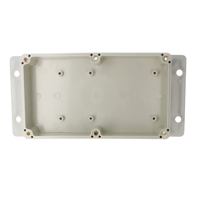 Fielect Junction Box ABS Plastic Dustproof Waterproof IP66 Junction Project Box Universal Electrical Project Enclosure Case with Fixed Ear, 6.22" x 3.54" x 1.81" 158x90x46mm(L*W*H) Fixing Lug
