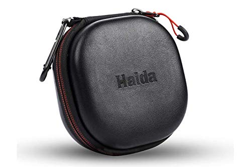 Haida 5 Filter Hard Tortoise Storage/Travel Zipper Case w Carabiner Holds up to 82mm Filters HD4480