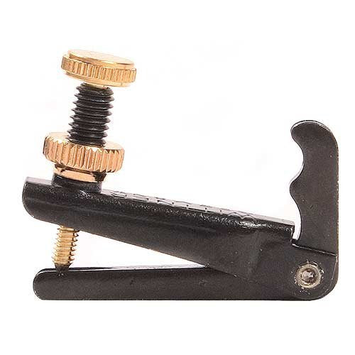 Wittner Wide Stable-style Black with Gold-plated Screw Fine Tuner for 3/4-4/4 Violin