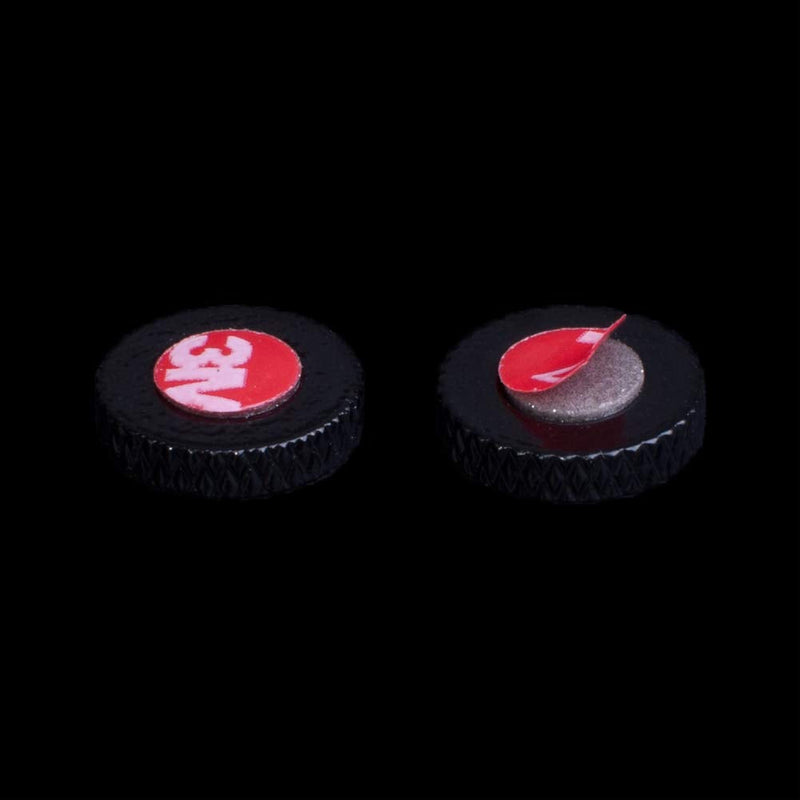 VKO Camera Soft Release Shutter Button Cap Compatible with Fujifilm Fuji GFX 50S 50R X-H1 X-T1 X-T200 X-T100 XF10 X-A7 X-A5 X-A20 X70 Flat Surface Shutter Button Cameras Black(2 Pack)
