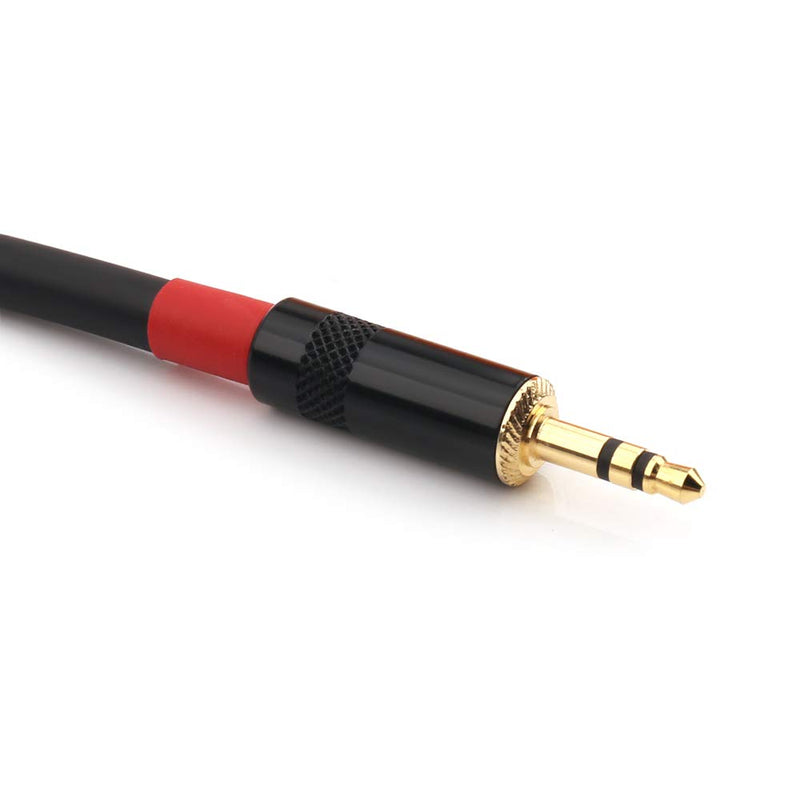 NANYI 3.5mm (1/8 Inch) TRS Stereo Male to XLR Male Interconnect Audio microphone Cable, Suitable for ipod, Mobile phone, active speakers, stage, DJ, studio audio console, 0.5M (1.6FT) 3.5 M-XLR M-1.6FT