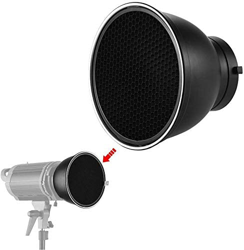 [AUSTRALIA] - YouTin Standard Reflector 7inches/18cm Soft Diffuser with 20°40°60°Honeycomb Grid for Bowen Mount Studio Flash Light and LED Video Light 