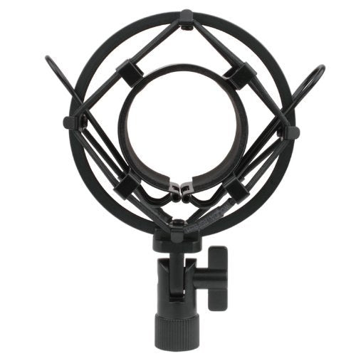 [AUSTRALIA] - Weymic Black Universal Microphone Shock Mount for Large Diameter Condenser Microphone,Metal Construction 