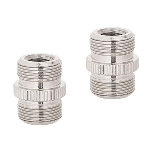 CAMVATE 5/8"-27 Male to 1/4"-20 Female and 3/8"-16 Female Microphone Screw Adapter(2 Pieces) - 2729
