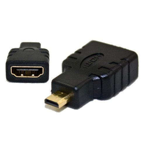 High Speed Micro HDMI (Type D) to HDMI (Type A) - Adapter for Connecting GoPro Hero4 / Hero3/ Hero3+ Camera to TV with HDMI Port - Premium Gold Quality Adaptor by Master Cables®