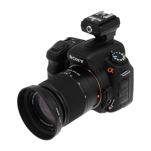 SMDV Hot Shoe (SAFE SYNC) Safe Sync Adapter SM-512-Safe for Sony Alpha, Konica Minolta, Maxxum DSLRs that use a standard Hot Shoe Flash (fits Sony A100, A200, A230, A290, A300, A330, A350, A380, A390, A450, A500, A550, A560, A580, A700, A850, A900, SLT...