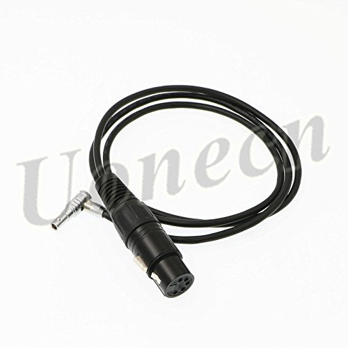 Uonecn ARRI Alexa Mini Camera Audio Cable XLR 5 pins Female to Right Angle 5 pin Male Plugs Alexa Reach Mini Audio Cable