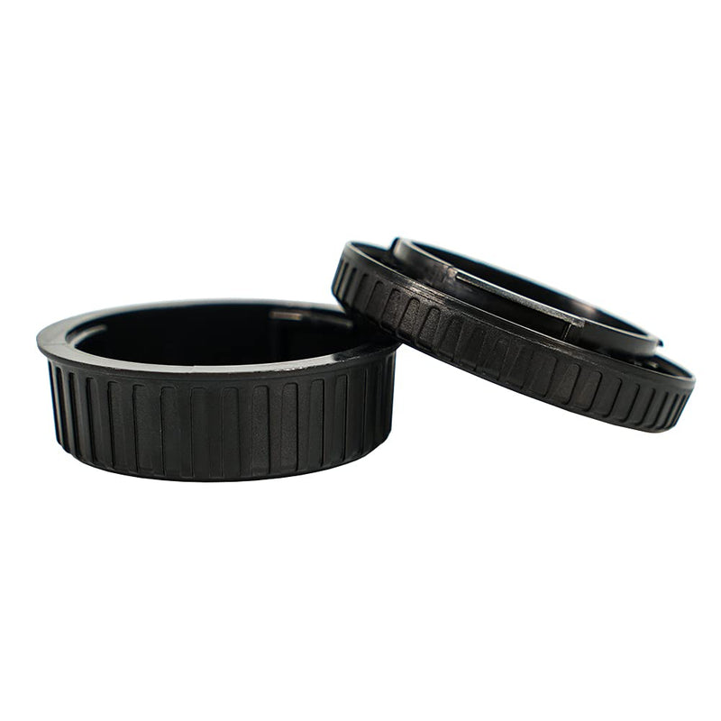 NIYI 2Sets Camera Body Cap and Lens Rear Cap Kit, Compatible with Nikon F Mount DSLR Camera Rear Lens Protector Cover and Body Protector Set