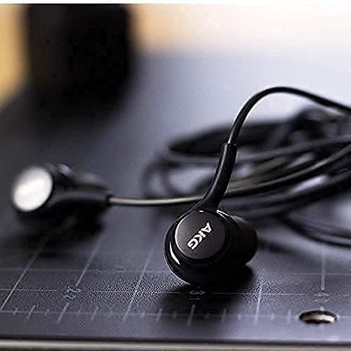 OEM UrbanX 2021 Stereo Headphones for Samsung Galaxy S20 5G Braided Cable - Designed by AKG - with Microphone (Black) USB-C Connector (US Version with Warranty)
