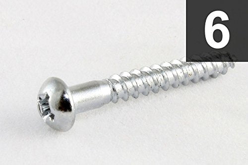 Allparts, Tremolo Screws Set of 6 Replacement and Small Parts for Electric Guitar (GS 0013-010)