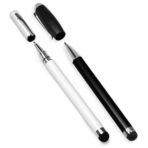 Stylus Pen for Kindle Fire (1st Gen 2011) (Stylus Pen by BoxWave) - Capacitive Styra, Capacitive Stylus with Rollerball Pen - Magnet Silver