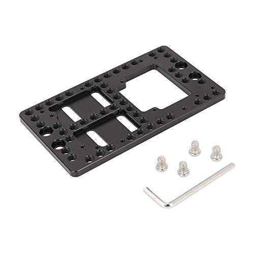 CAMVATE Aluminum Cheese Plate Battery Backboard Compatible with IDX P-V2 Quick Release V Mount Camera Plate - 2675