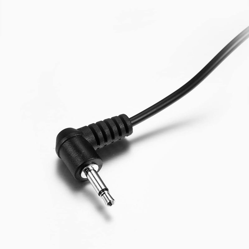 (2 PCS) 3.5mm to Male Flash PC Sync Cable,12-Inch/30CM 3.5mm Plug to Male Flash Sync Cord for Camera Photography Connector