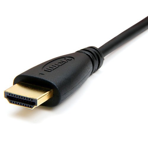 10FT Premium Gold Plated HDMI Cable with Audio & Ethernet Return Channel, v 1.4, 1080P FHD, Compatible with TV, DVD, PS4, Xbox, Bluray (10FT, Black) 10FT