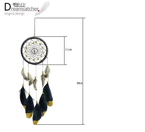 India Dreamcatcher Wind Chimes Pendant Dream Catcher Decoration +Free Thailand Hand Bag (BigDream+Bag)