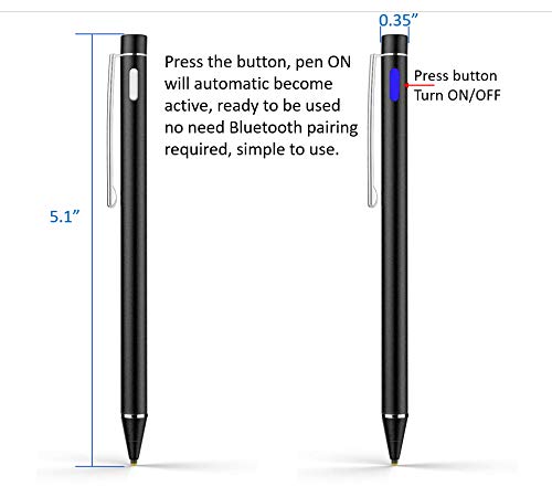 Active Stylus Touch Screen Drawing Writing Pen for Lenovo Yoga 730 720 Mix Miix 720 510 Flex 6 5 2 in 1 Laptop Replacement ( NOT for Window Ink )