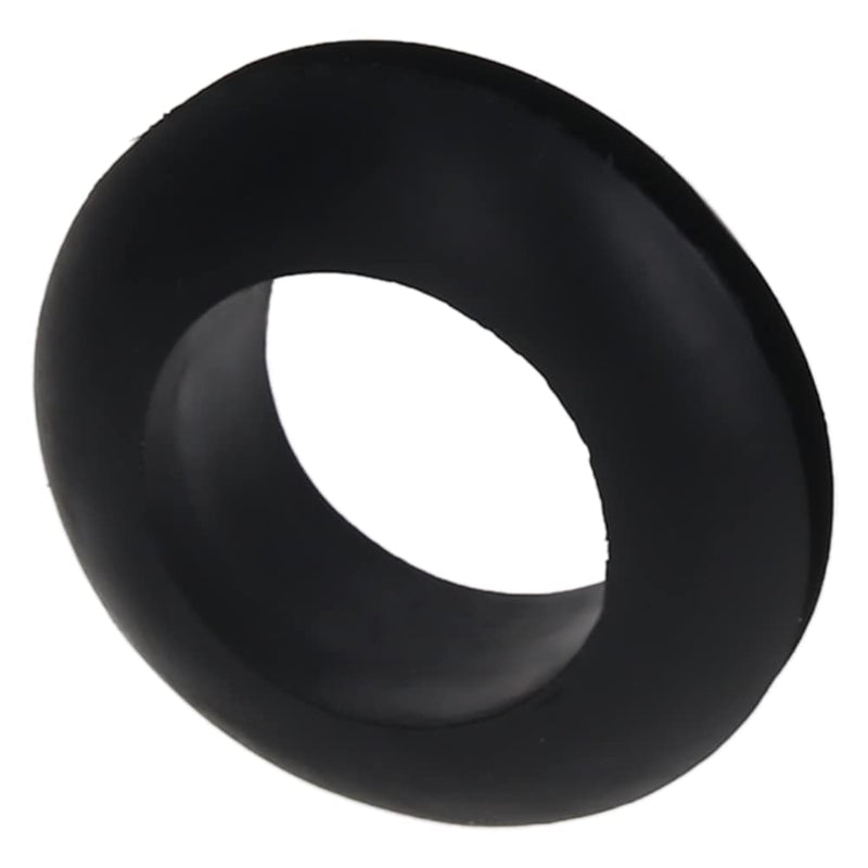 Jutagoss Rubber Grommet Donut Type 16mm Inner Dia for Wiring Cable Oil Resistant Armature Rubber Grommets Black 100 PCS Hole Dia:16mm 100Pcs