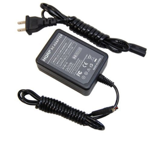 HQRP AC Adapter Works with Samsung HMX-H320 HMX-Q10 HMX-Q10BN HMX-Q20 HMX-Q20BN HMX-M20 HMX-M20BN SMX-F43 SMX-F44 HMX-QF300 HMX-QF310 HMX-QF320 Camcorder Charger Power Supply Cord + Euro Plug Adapter