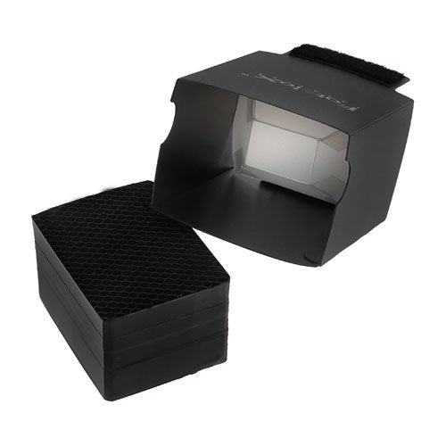 [AUSTRALIA] - Fotodiox Flash Snoot with 10 Degree Grids, for Nikon SB-600, SB-700, SB-800, SB-900, SB-910 Flash, Canon Speedlite 380EX, 430EX, II, 550EX, 580EX, II, 600EX-RT, Vivitar Flash, Sunpak, Nissin, Sigma, Sony, Pentax, Olympus, Panasonic Lumix Flashes 