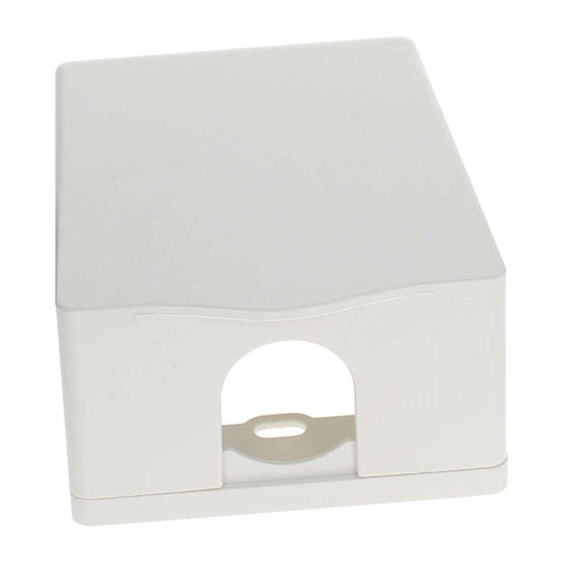 Heyiarbeit Weatherproof Cover Plug in Use Outlet Receptacle Protector 5.59"x3.27"x1.89"(LxWxH) for Retrofit Siding Construction 120 Type White 1Pcs White 124mm 1PCS