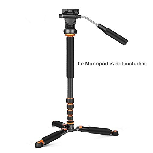 Bestshoot Desktop Mini Tripod Load 3KG Universal 3 Legs Monopod Base Stand Unipod Support Compatible with Canon 60D 60D 5D Nikon D90 Sony A58 A7RII DSLR Cameras Video Micro Shooting