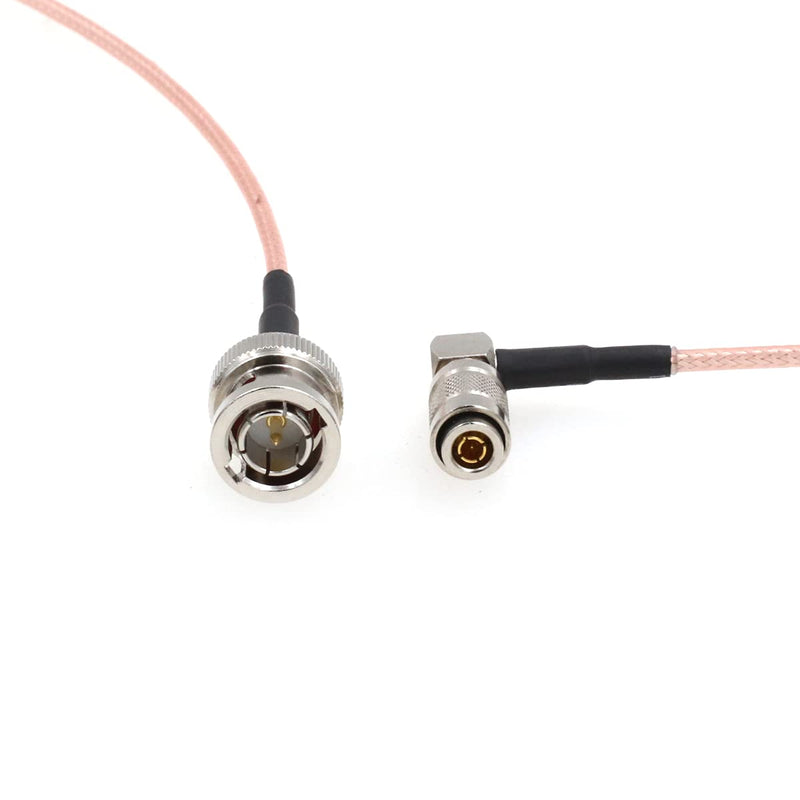 SZRMCC HD SDI BNC Male to Right Angle DIN1.0/2.3 Male RG179 75ohm RF Coaxial Cable for 4K Video Camera Monitor Recorders (30cm) Right Angle DIN 1.0/2.3 30cm