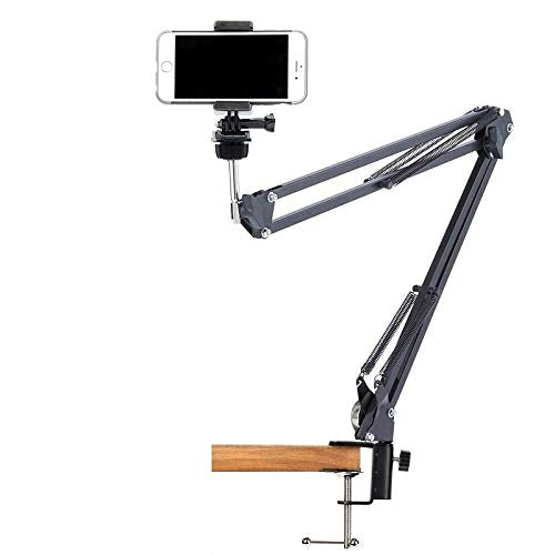 Phone Video Stand,Overhead Camera Mount Compatible with iPhone Samsung Live Streaming,Baking,Craft,Videos,Online Lessons