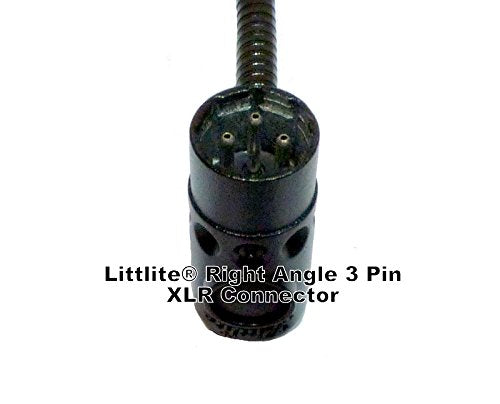 [AUSTRALIA] - Littlite 18XR-HI High Intensity 18 Gooseneck Light with 3-PIN Right Angle XLR Connector 