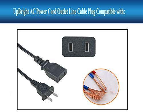 UpBright AC IN Charging Cord Charger Cable Compatible with PowerStation PSX PS X PS X2 PSX2 PS X3 PSX 3 DC 12V Battery Jumpstarter Inflator Air Compressor Power Station PSX3 Jump Starter PS1100 PS2000