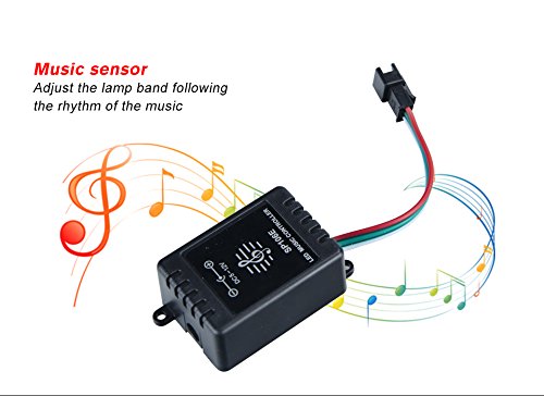 [AUSTRALIA] - HKBAYI SP106E 9keys LED Music LED Controller DC5V-12V WS2811 /WS2812B /6812/1903/6803 Magic LED tape digital music sound controller 